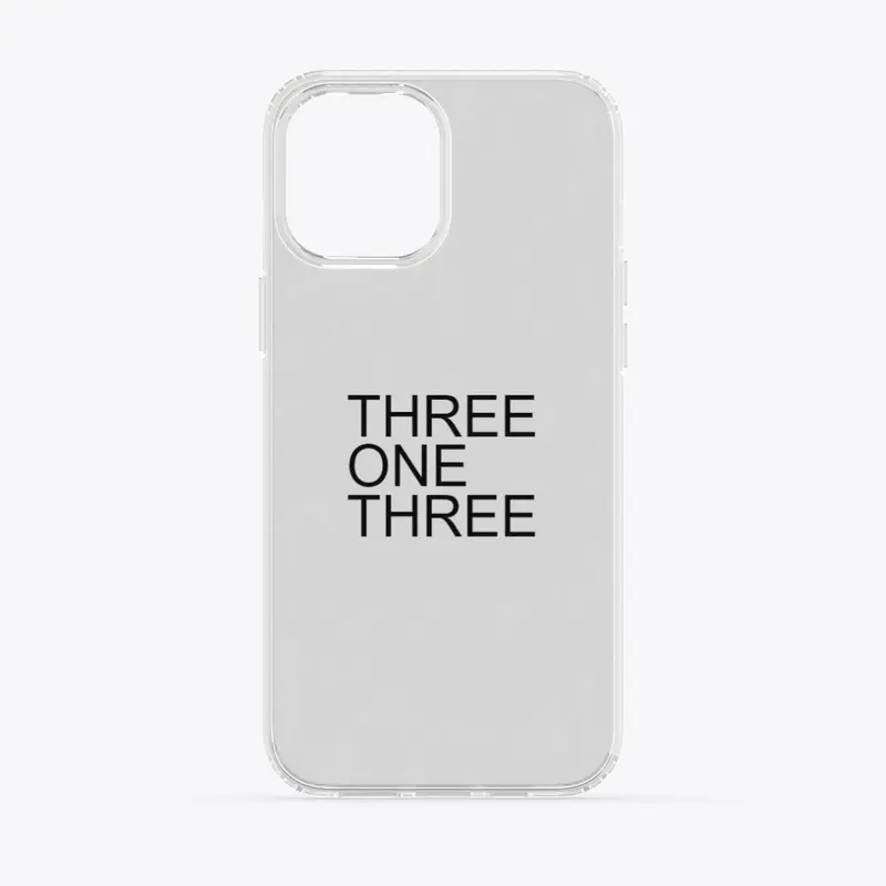 THREE ONE THREE Clear iPhone C (7 to 13)