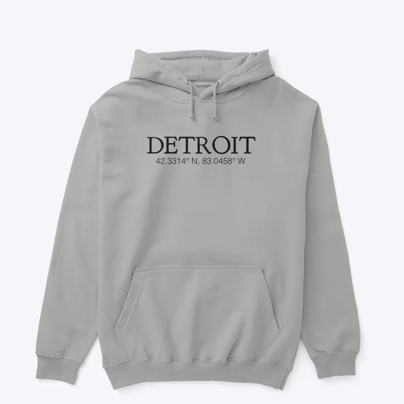 Detroit Coordinates Hoodie