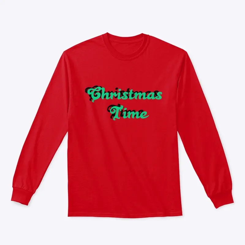 Christmas Time Sweatshirt (Red)