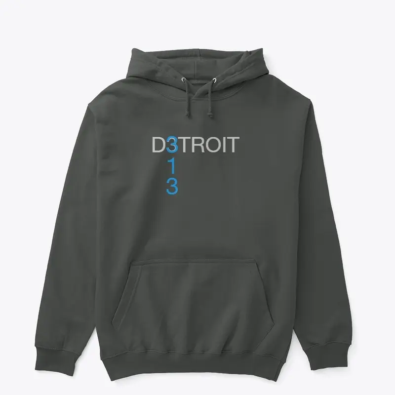 D3TROIT 313 (Detroit Image) Hoodie